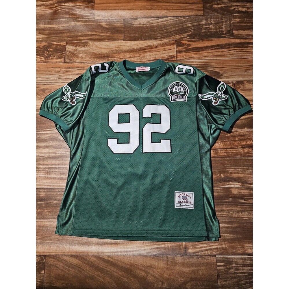 Philadelphia Eagle Reggie White Mitchell & Ness Throwback Classic Jersey Size 50